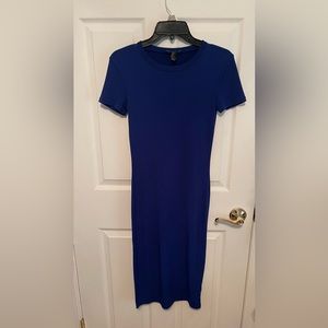 Forever 21 Navy Blue Short Sleeve Dress